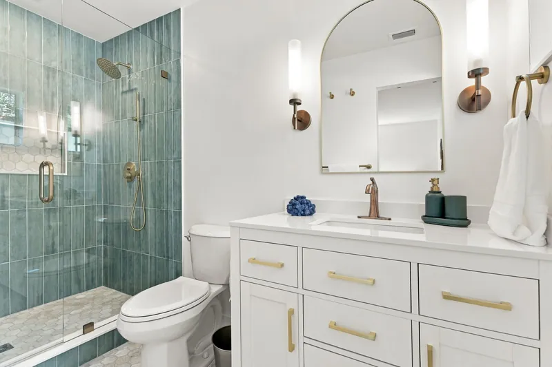 Primary bath walk-in shower
